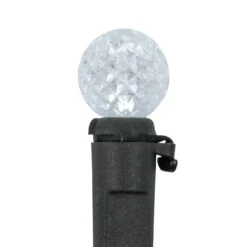 Northlight LED G12 Berry Christmas Lights - Pure White - 16' Black Wire - 50ct -Northlight 6917836450234973200