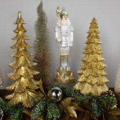 Northlight Metallic Woodland Layered Christmas Tree Decoration - 9.5" - Gold Finish 11 Northlight Metallic Woodland Layered Christmas Tree Decoration - 9.5" - Gold Finish -Northlight 6917844397226294880