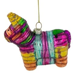 Northlight Piñata Donkey Bohemian Style Glass Christmas Ornament - 3.5" Multi 10 Northlight Piñata Donkey Bohemian Style Glass Christmas Ornament - 3.5" Multi -Northlight 6917892481264509600 1