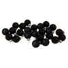Northlight Shiny And Matte Glass Ball Christmas Ornaments - 1" (25mm) - Black - 24ct -Northlight 6917892482400641696