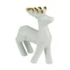 Northlight Iridescent Glitter Ceramic Reindeer Christmas Figure - 4.25"- White 2 Northlight Iridescent Glitter Ceramic Reindeer Christmas Figure - 4.25"- White -Northlight 6917892482532237984