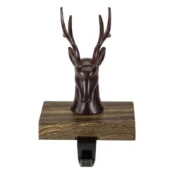 Northlight 7.5" Brown Marbled Buck Deer Head Christmas Stocking Holder 10 Northlight 7.5" Brown Marbled Buck Deer Head Christmas Stocking Holder -Northlight 6917892482697912992 1