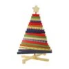 Northlight Adjustable Wooden Christmas Tree Decoration - 15.5" - Multicolor Beige 2 Northlight Adjustable Wooden Christmas Tree Decoration - 15.5" - Multicolor Beige -Northlight 6917892482803294880