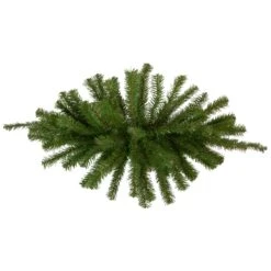 Northlight 28" Deluxe Dorchester Pine Artificial Christmas Swag, Unlit Green -Northlight 6917909319206691488 2