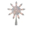 Northlight 9-Inch Lighted White Snowflake Christmas Tree Topper - Clear Lights 2 Northlight 9-Inch Lighted White Snowflake Christmas Tree Topper - Clear Lights -Northlight 6917909319422698144