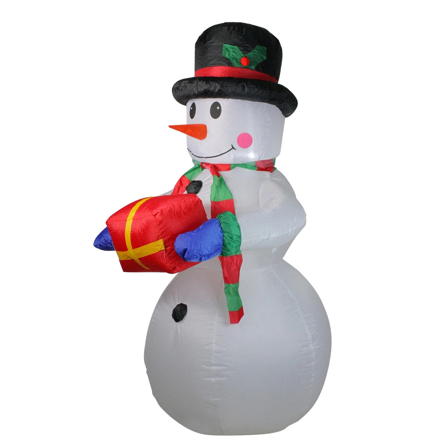 Northlight Lighted Inflatable Snowman Outdoor Christmas Decoration - 5' - White Lights 7 Northlight Lighted Inflatable Snowman Outdoor Christmas Decoration - 5' - White Lights - Image 5