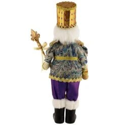 Northlight Nutcracker With Jeweled Scepter Christmas Figure - 16" Gold 14 Northlight Nutcracker With Jeweled Scepter Christmas Figure - 16" Gold -Northlight 6917932688701696912