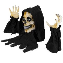Northlight 8" LED Lighted Grim Reaper With Sound Outdoor Halloween Decoration Black 14 Northlight 8" LED Lighted Grim Reaper With Sound Outdoor Halloween Decoration Black -Northlight 6917953896736441568