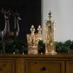 Northlight LED Lighted Dripping Candle Christmas Decoration - 13" Gold -Northlight 6917966149323395936 1