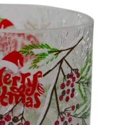 Northlight 8" Hand Painted Christmas Cardinal And Pine Flameless Glass Christmas Candle Holder Red 14 Northlight 8" Hand Painted Christmas Cardinal And Pine Flameless Glass Christmas Candle Holder Red -Northlight 6918001570812413152
