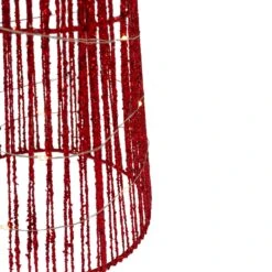 Northlight LED Lighted Glitter Cone Tree Outdoor Christmas Decorations - 23.5" - Set Of 3 Red 14 Northlight LED Lighted Glitter Cone Tree Outdoor Christmas Decorations - 23.5" - Set Of 3 Red -Northlight 6918001570999256288