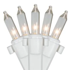 Northlight Mini Net Style Column Wrap Christmas Lights - 2' X 8' - Clear - White Wire 13 Northlight Mini Net Style Column Wrap Christmas Lights - 2' X 8' - Clear - White Wire -Northlight 6918001572374988000