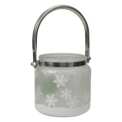 Northlight 4" Deer, Pine And Snowflakes Hand Painted Flameless Glass Candle Lantern Gray 13 Northlight 4" Deer, Pine And Snowflakes Hand Painted Flameless Glass Candle Lantern Gray -Northlight 6918001572758570208