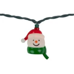 Northlight Snowman Heads With Scarves Christmas Light Set - Clear - 7.5' Green Wire - 10ct White 15 Northlight Snowman Heads With Scarves Christmas Light Set - Clear - 7.5' Green Wire - 10ct White -Northlight 6918026364668558800