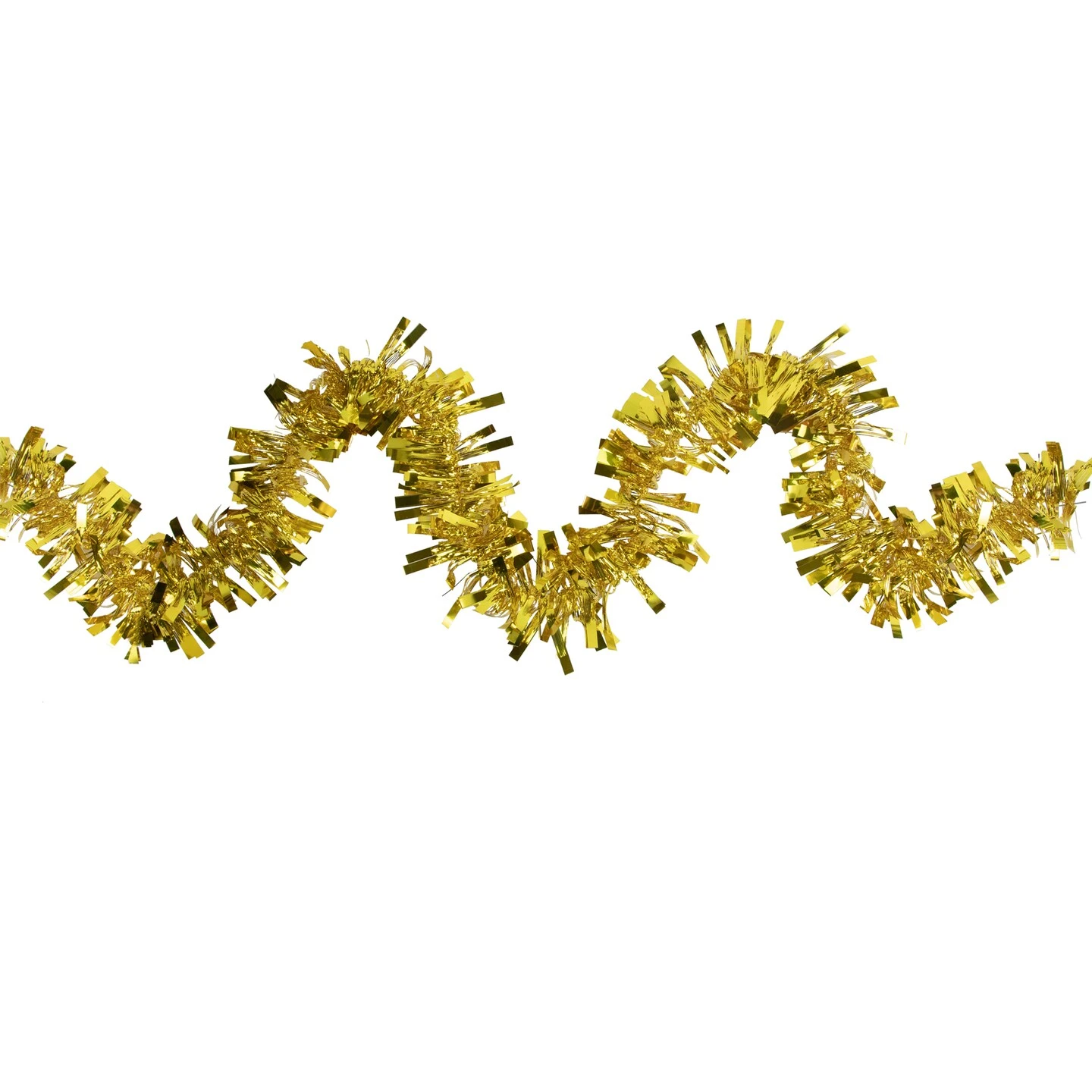 Northlight Boa Wide Cut Tinsel Commercial Christmas Garland - 50' X 3" - Gold - Unlit 4 Northlight Boa Wide Cut Tinsel Commercial Christmas Garland - 50' X 3" - Gold - Unlit - Image 2