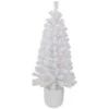 Northlight 3.5' Pre-Lit Potted Flocked Winter Pine White Tinsel Artificial Christmas Tree, Clear Lights Green 1 Northlight 3.5' Pre-Lit Potted Flocked Winter Pine White Tinsel Artificial Christmas Tree, Clear Lights Green -Northlight 6918029837092119200