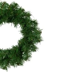 Northlight 16" Deluxe Dorchester Pine Artificial Christmas Wreath - Unlit Green -Northlight 6918029837868065440