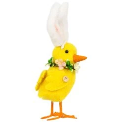 Northlight Duckling With Rabbit Ears Easter Figurine - 10" - Yellow 15 Northlight Duckling With Rabbit Ears Easter Figurine - 10" - Yellow -Northlight 6918035050229511184