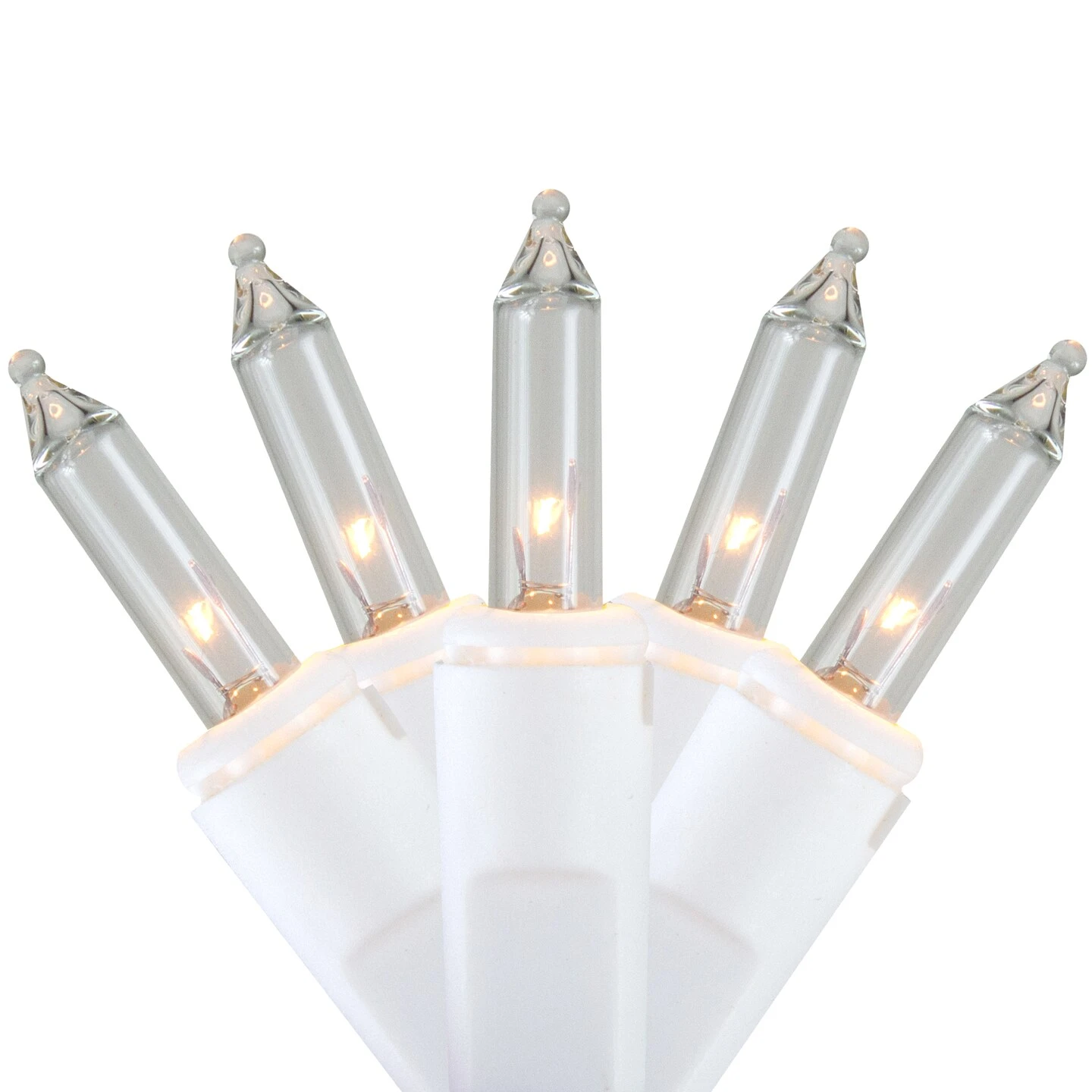 Northlight Commercial Icicle Mini Christmas Lights - Clear - 18' White Wire - 300ct 7 Northlight Commercial Icicle Mini Christmas Lights - Clear - 18' White Wire - 300ct - Image 5