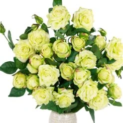 Northlight Real Touch™ Yellow And Green Artificial Rose Floral Sprays, Set Of 6 - 35" 16 Northlight Real Touch™ Yellow And Green Artificial Rose Floral Sprays, Set Of 6 - 35" -Northlight 6918043964637332704