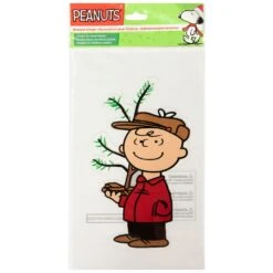 Northlight Peanuts Charlie Brown With Iconic Tree Double Sided Christmas Window Cling Decoration Red 16 Northlight Peanuts Charlie Brown With Iconic Tree Double Sided Christmas Window Cling Decoration Red -Northlight 6918053302022259936