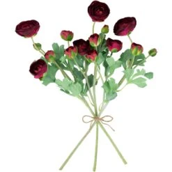 Northlight Real Touch™ Red Ranunculus Artificial Floral Sprays, Set Of 6 - 21" 14 Northlight Real Touch™ Red Ranunculus Artificial Floral Sprays, Set Of 6 - 21" -Northlight 6918053302298887392
