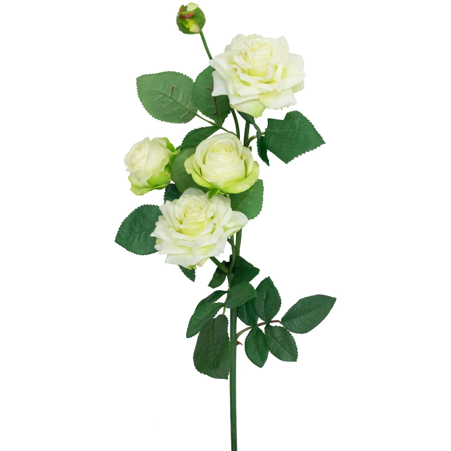Northlight Real Touch™ White Artificial Rose Floral Sprays, Set Of 6 -35" 7 Northlight Real Touch™ White Artificial Rose Floral Sprays, Set Of 6 -35" - Image 5