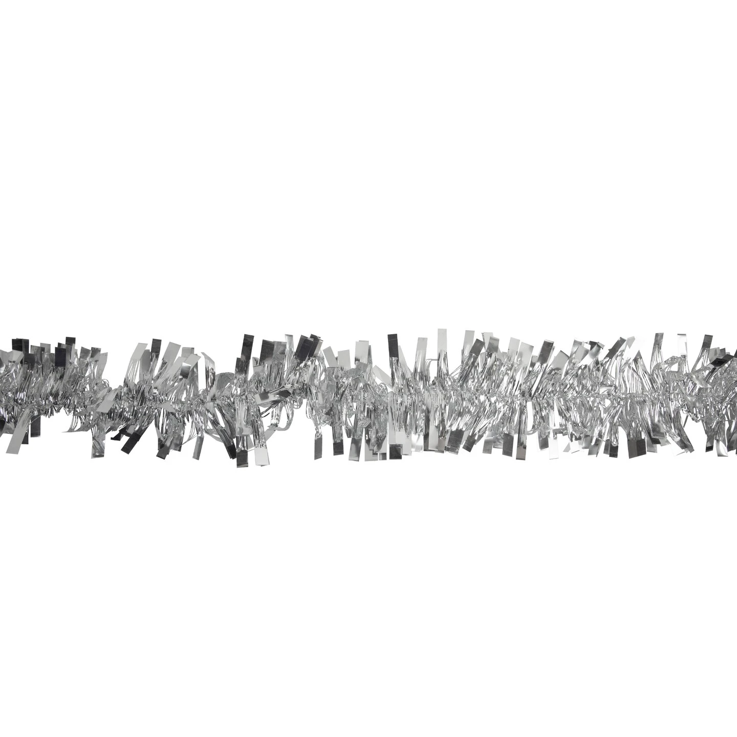 Northlight Boa Wide Cut Tinsel Commercial Christmas Garland - 50' X 3" - Silver - Unlit 6 Northlight Boa Wide Cut Tinsel Commercial Christmas Garland - 50' X 3" - Silver - Unlit - Image 4