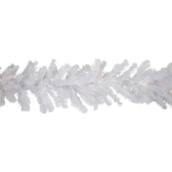 Northlight Pre-lit Snow White Artificial Christmas Garland - 9' X 12" - Clear Lights 14 Northlight Pre-lit Snow White Artificial Christmas Garland - 9' X 12" - Clear Lights -Northlight 6918072849389208800