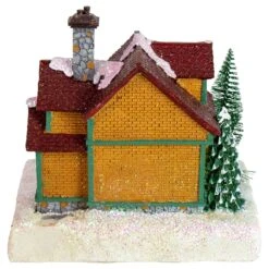 Northlight LED Lighted Candy Shoppe Christmas Village Decoration - 6.75" Beige -Northlight 6918072849728095456