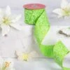 Northlight Swirl Wired Spring Craft Ribbon - 2.5" X 10 Yards - Green And White 1 Northlight Swirl Wired Spring Craft Ribbon - 2.5" X 10 Yards - Green And White -Northlight 70691462676272