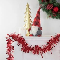Northlight Boa Wide Cut Tinsel Commercial Christmas Garland - 50' X 3" - Red - Unlit 9 Northlight Boa Wide Cut Tinsel Commercial Christmas Garland - 50' X 3" - Red - Unlit -Northlight 8070479210414465696