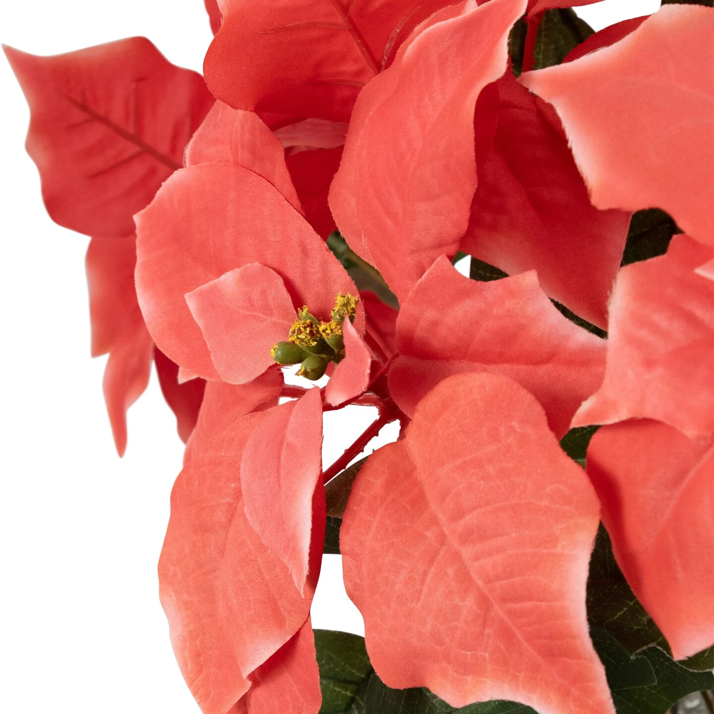 Northlight Artificial Christmas Poinsettia With Wrapped Base - 28" - Pink 9 Northlight Artificial Christmas Poinsettia With Wrapped Base - 28" - Pink - Image 7