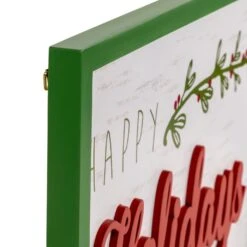 Northlight 15.75" Framed "Happy Holidays" Christmas Wooden Wall Sign White 14 Northlight 15.75" Framed "Happy Holidays" Christmas Wooden Wall Sign White -Northlight 8070664399561508064