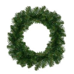 Northlight Buffalo Fir Artificial Christmas Wreath - 16"- Unlit Green -Northlight 8070830823851680416 2
