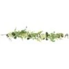 Northlight Hydrangea And Eucalyptus Artificial Floral Spring Garland - 5' White -Northlight 85837551723536