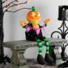 Northlight Jack O Lantern Halloween Decoration With Boo Banner- 14" Multi 1 Northlight Jack O Lantern Halloween Decoration With Boo Banner- 14" Multi -Northlight 87743833991088