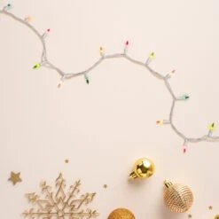 Northlight Mini Pastel Christmas Light Set - Multi-Color - 7' White Wire - 35ct -Northlight 90113714873296
