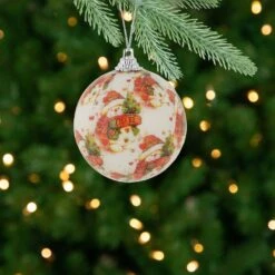Northlight Decoupage Forest Snowmen Christmas Ball Ornaments - 2.25" (60mm) - 14ct White -Northlight 98130583404944