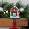 Northlight Welcome Christmas At Home House Stocking Holder - 4.5" Silver