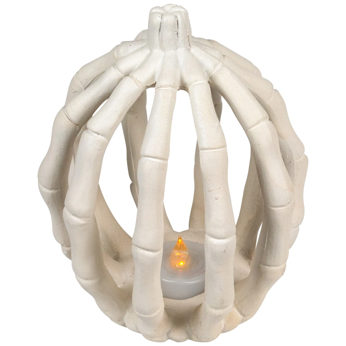 Northlight LED Lighted Skeleton Pumpkin Halloween Decoration - 6.25" Beige 8 Northlight LED Lighted Skeleton Pumpkin Halloween Decoration - 6.25" Beige - Image 6