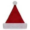 Northlight 17" Traditional Red & White Santa Hat, Adult Medium