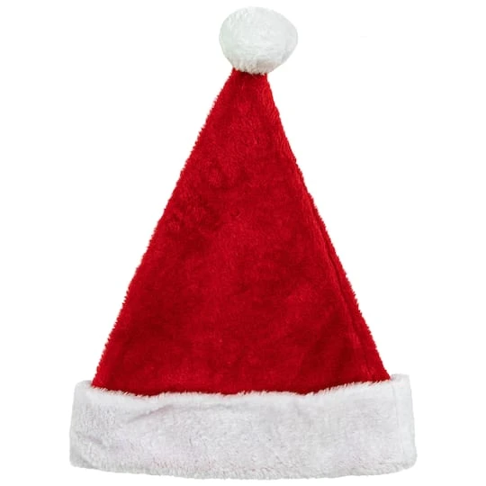 Northlight 17" Traditional Red & White Santa Hat, Adult Medium 5 Northlight 17" Traditional Red & White Santa Hat, Adult Medium - Image 3