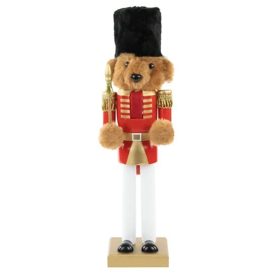 Northlight 14" Wooden Nutcracker With Christmas Countdown Sign 11 Northlight 14" Wooden Nutcracker With Christmas Countdown Sign - Image 9