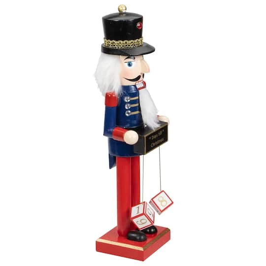 Northlight 14" Wooden Nutcracker With Christmas Countdown Sign 7 Northlight 14" Wooden Nutcracker With Christmas Countdown Sign - Image 5