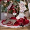 Northlight 48" Red & White Velveteen Tree Skirt 1 Northlight 48" Red & White Velveteen Tree Skirt -Northlight D046222S 1