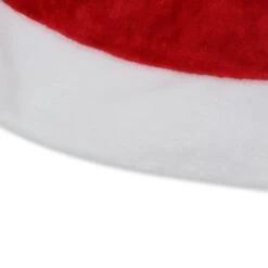 Northlight 48" Red & White Velveteen Tree Skirt -Northlight D046222S 4