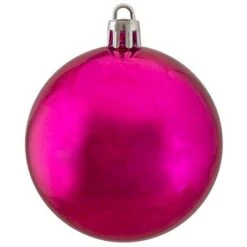 Northlight 60ct Shiny Pink Magenta Shatterproof Ball Ornaments 11 Northlight 60ct Shiny Pink Magenta Shatterproof Ball Ornaments -Northlight D046365S 13