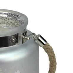 Northlight 8" Reindeer & Tree Silhouette Pillar Candle Holder With Handle -Northlight D046368S 12