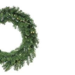 Northlight 30" Pre-Lit Buffalo Fir Artificial Wreath, Warm White LED Lights 13 Northlight 30" Pre-Lit Buffalo Fir Artificial Wreath, Warm White LED Lights -Northlight D046455S 12